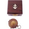 Compass with wood box