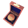Compass in wood box
