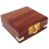 Wood box of antique compass