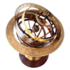 Top view of Armillary Sphere World Globe