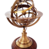Front view of Armillary Sphere World Globe