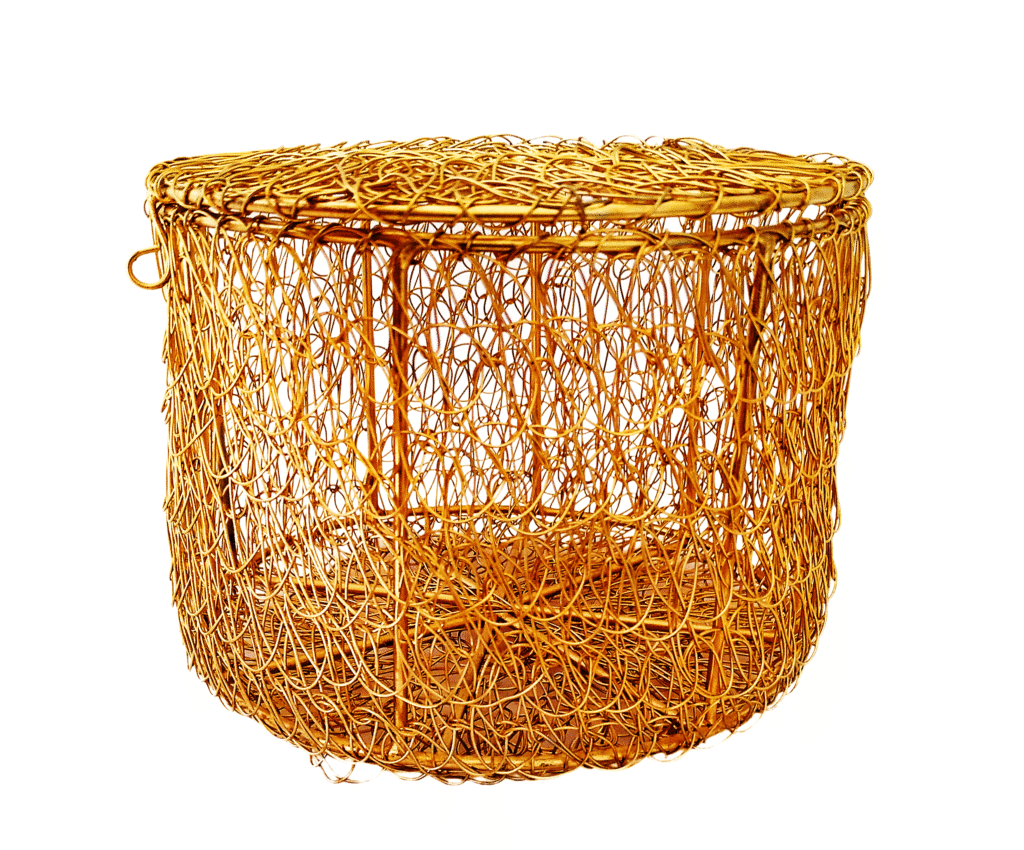 Front view of Round Storage Box