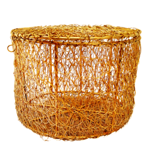 Front view of Round Storage Box