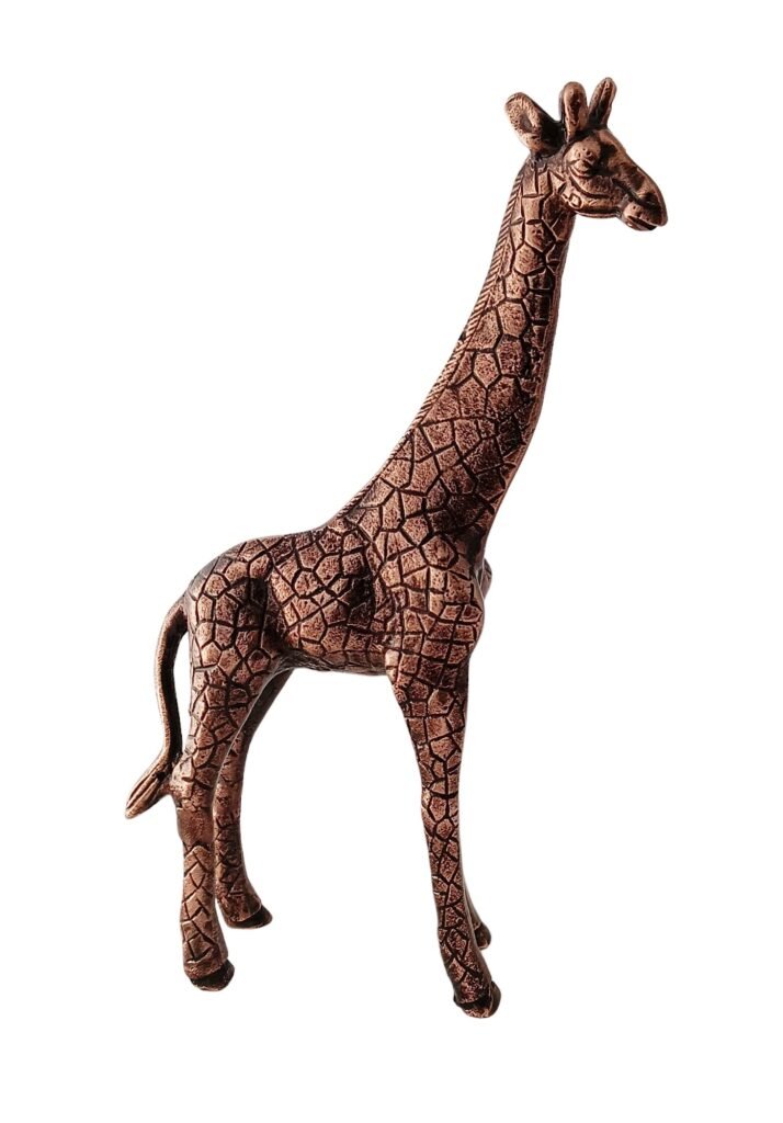 Side view of Giraffe Sculptures