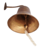 Bottom view of Brass US Navy Ship Bell