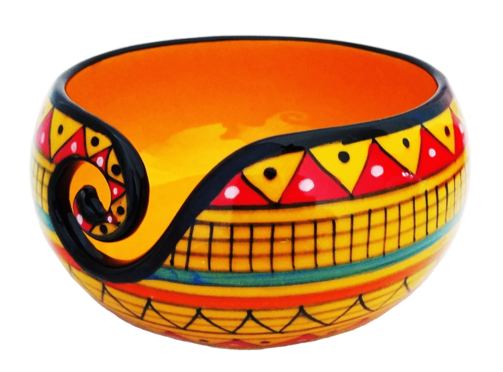 Front view of Yarn Bowl
